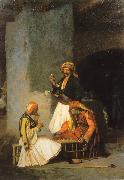 Jean Leon Gerome Arnauts Playing Chess oil painting picture wholesale